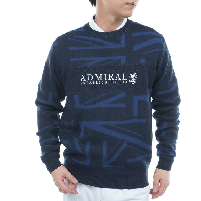 UJ Jacquard Crew Neck Sweater ADMA564