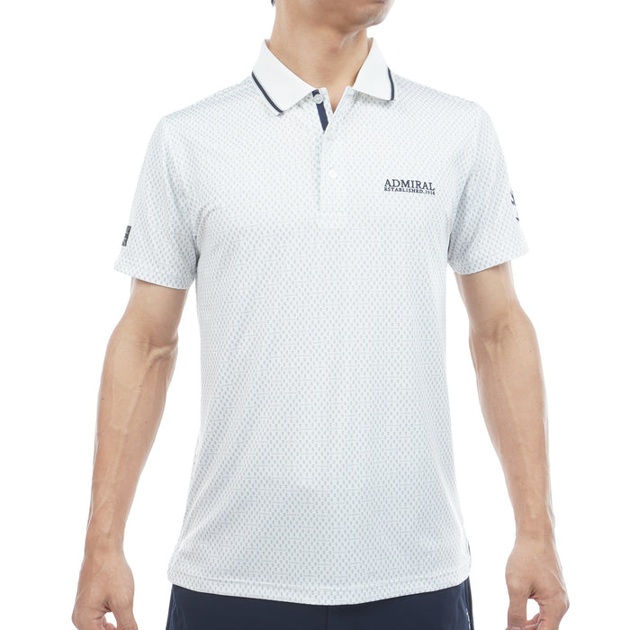 Small pattern polo shirt ADMA616