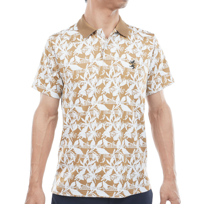 Leaf Jacquard Polo Shirt ADMA623