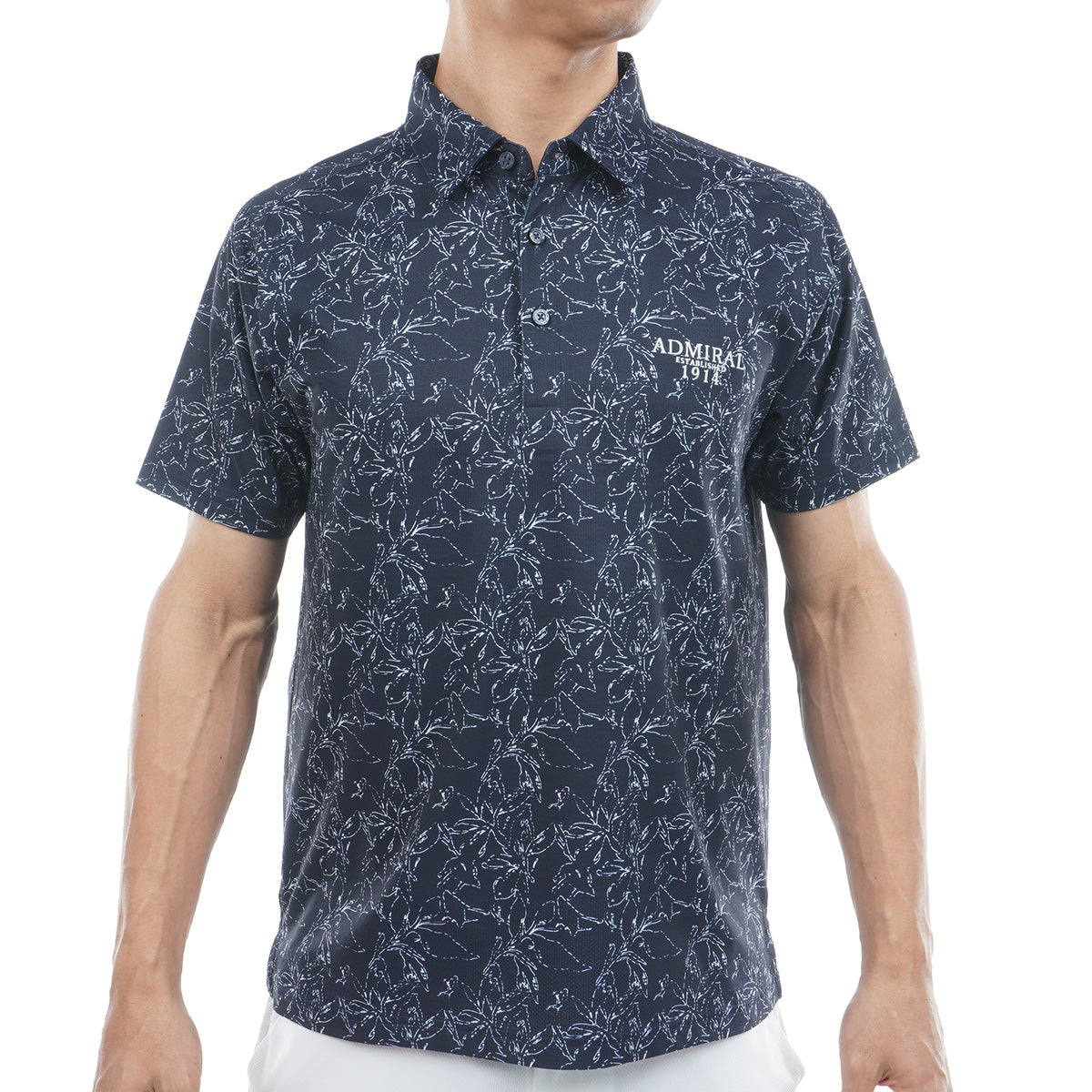 ストレッチメッシュ リーフプリントシャツ ADMA625 – ADMIRAL