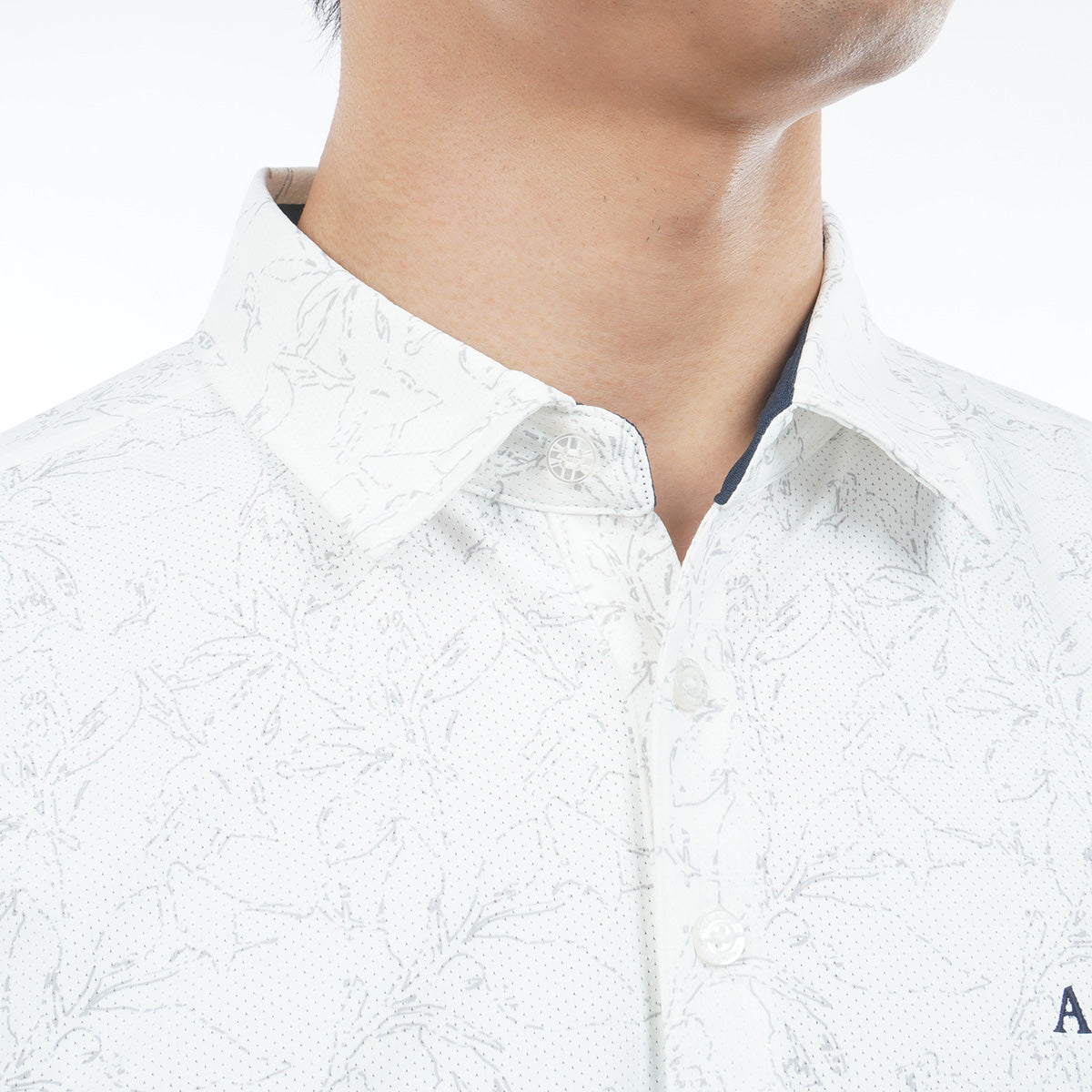 ストレッチメッシュ リーフプリントシャツ ADMA625 – ADMIRAL
