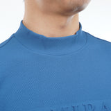 Sweat stain prevention heat-shielding mock neck ADMA637
