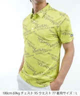 ランダムロゴ プリントシャツ ADMA433