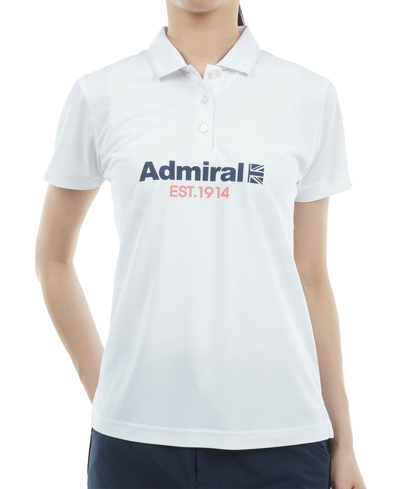 リサイクルカノコ ロゴ ポロシャツ ADLA410 – ADMIRAL