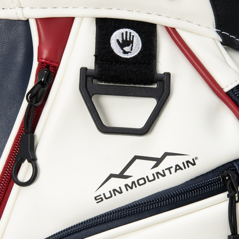 マーク専用 サンマウンテンの本革キャディバッグ SUN MOUNTAIN（サンマウンテン） 9.0型 LEATHER レザー スタンド