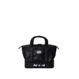 Round bag in grained synthetic leather ADMZ6AT8