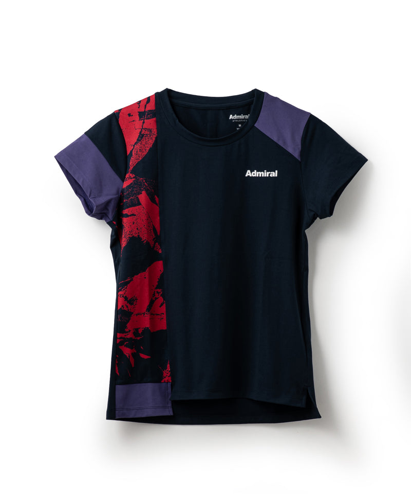 コラージュモチーフプリントTEE ATLA340