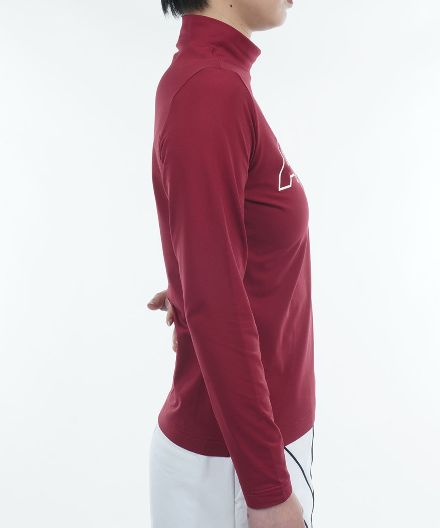 Big Logo Mock Neck Long Sleeve Shirt ADLA362 – ADMIRAL
