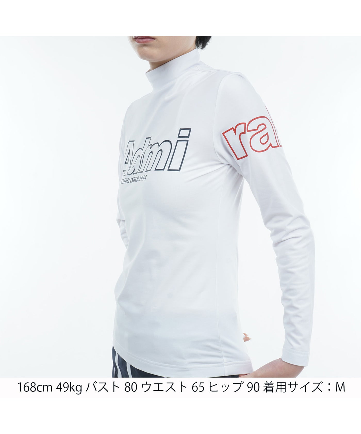ビッグロゴ モックネック ロングスリーブシャツADLA362 – ADMIRAL
