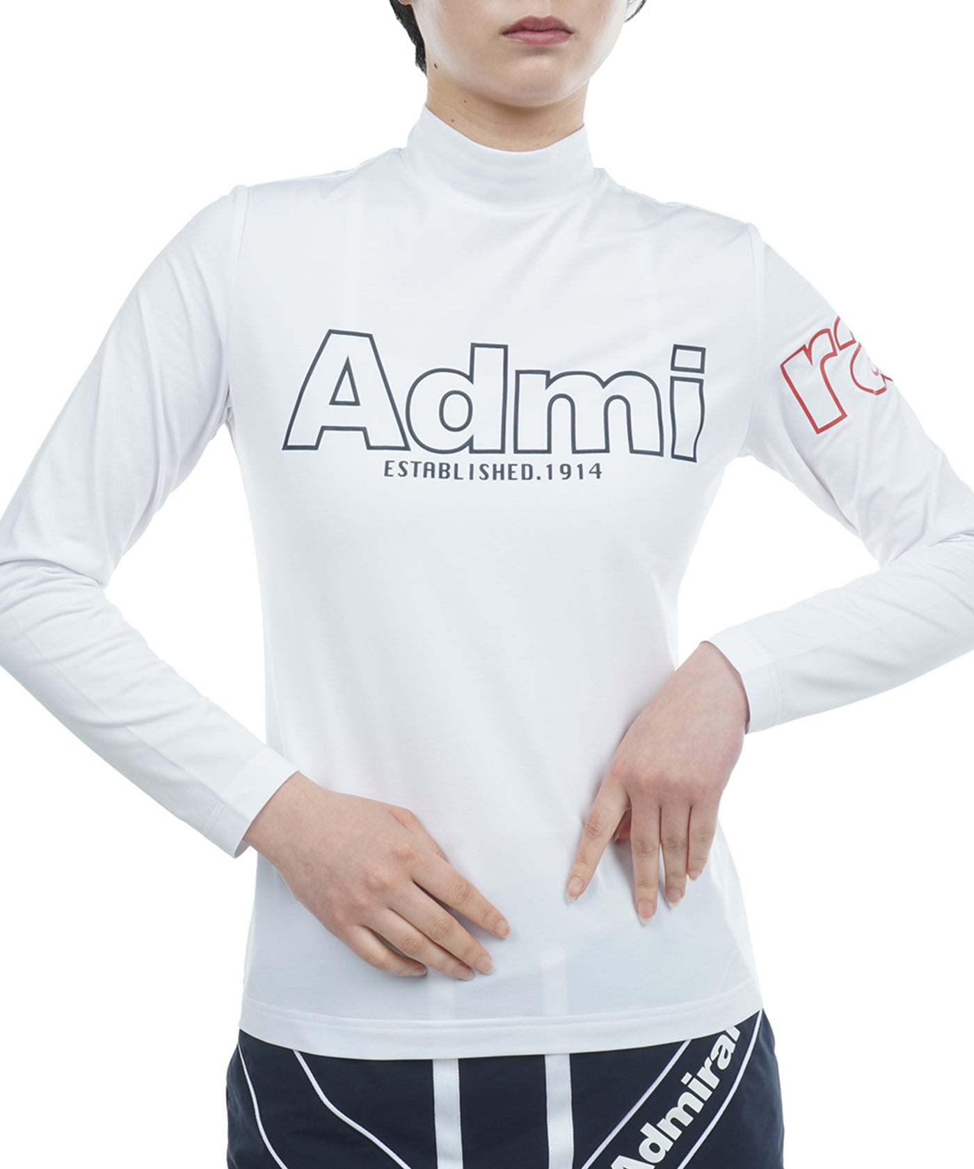 ビッグロゴ モックネック ロングスリーブシャツADLA362 – ADMIRAL