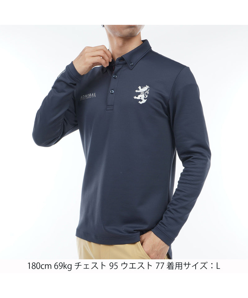 発熱ストレッチ　ボタンダウンシャツADMA382