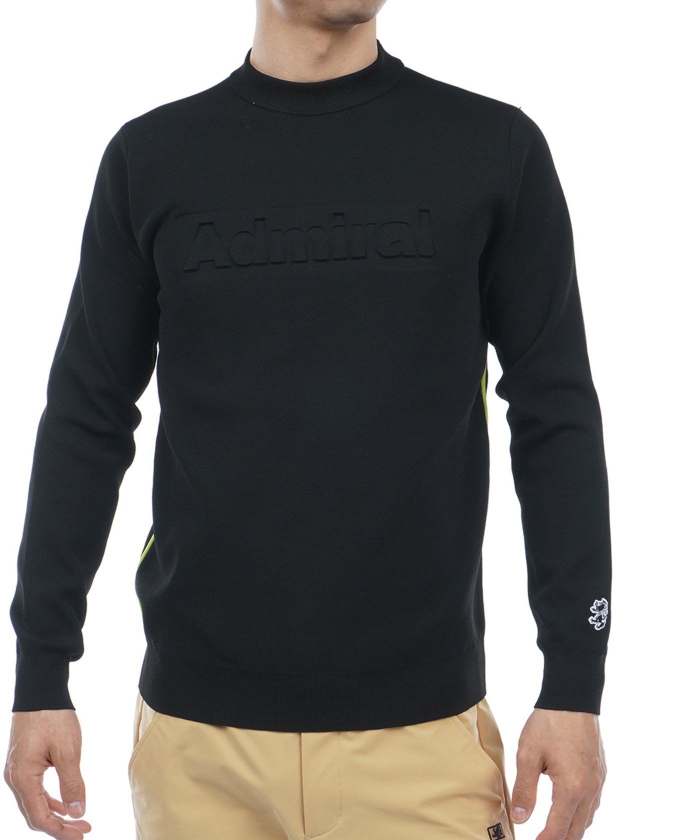 BRIEFING エンボスロゴ クルーネック セーター XL エンボスロゴ クルーネックセーター ADMA361 – ADMIRAL