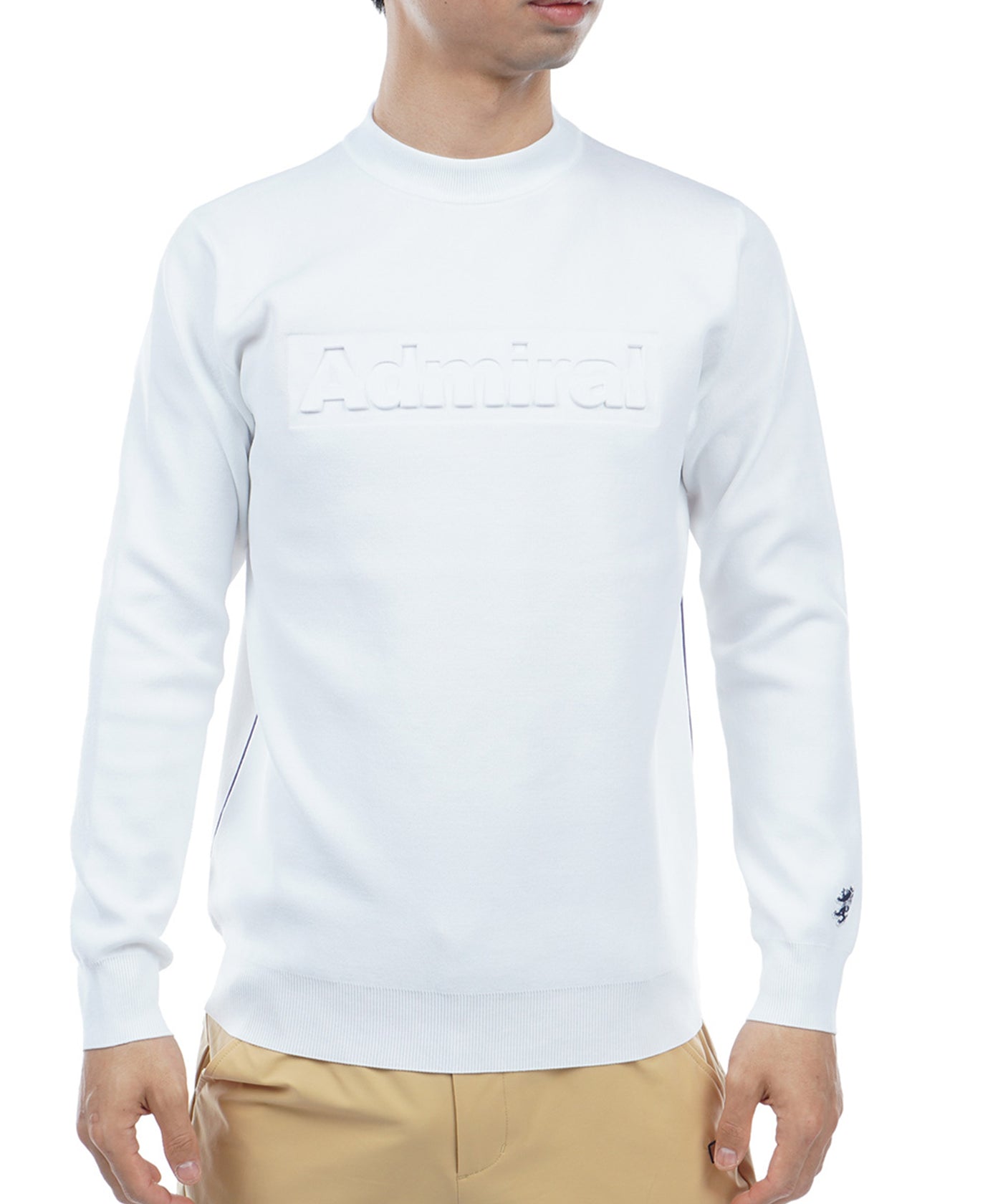 BRIEFING エンボスロゴ クルーネック セーター XL エンボスロゴ クルーネックセーター ADMA361 – ADMIRAL