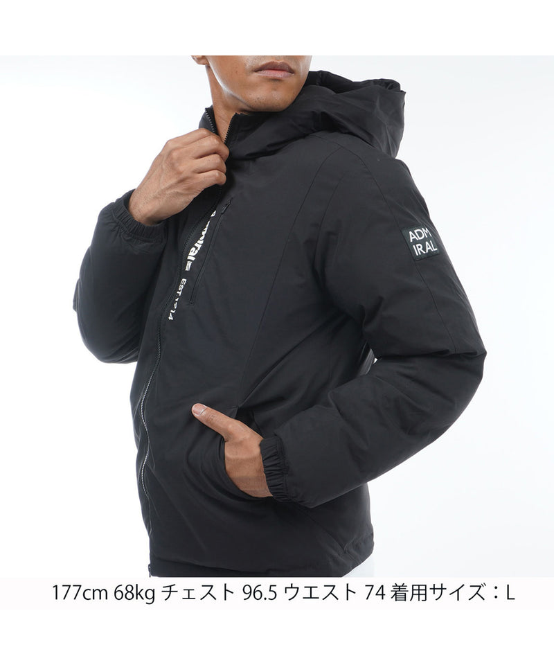 軽量パデッド　フーデッドジャケットADMA390