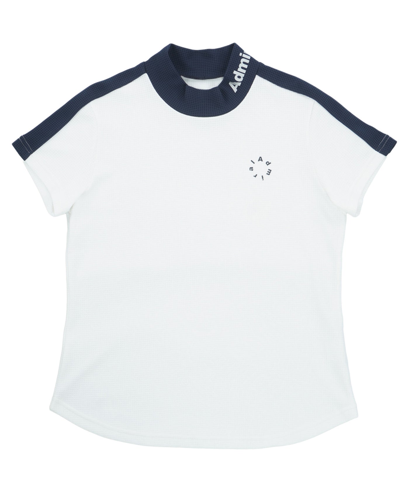 アドミラル ゴルフ(Admiral GOLF)モックネック ゴルフ 半袖 接触冷感 ジオメトリックロゴ モックシャツ ADLA… 接触冷感 ジオメタリックロゴ モックシャツ ADLA529 – ADMIRAL