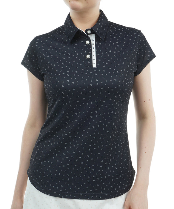 Dancing Logo Cap Sleeve Polo Shirt ADLA524