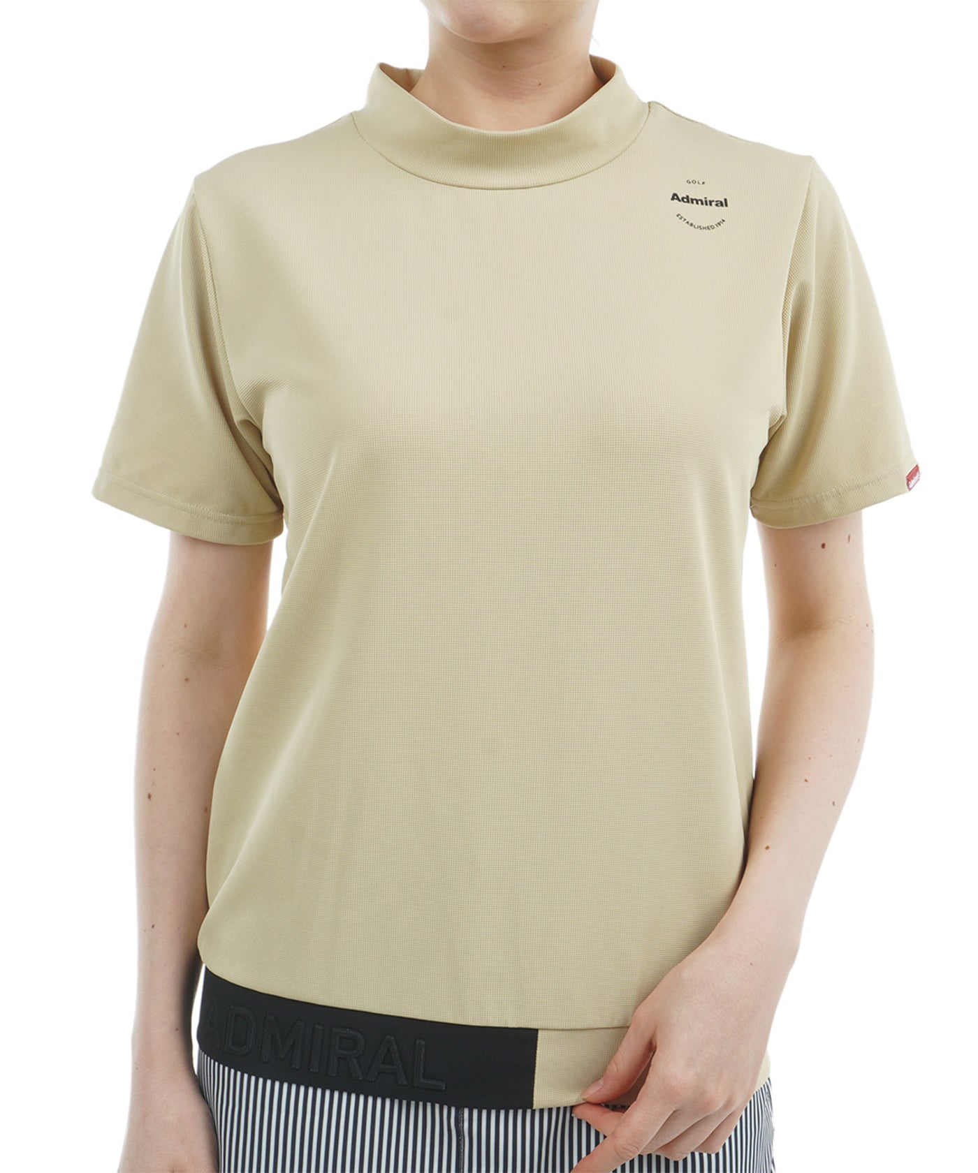 ミニワッフル エンボスロゴ モックシャツ ADLA506 – ADMIRAL