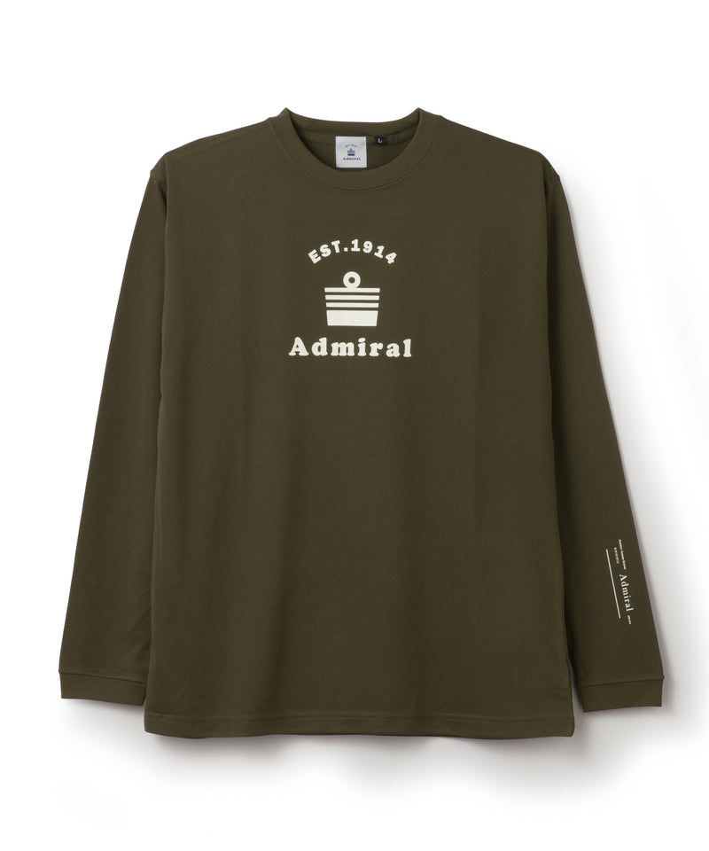 Admiral ロングスリーブTシャツM（BR） MEN ドライシルキーロングスリーブT ANMA606 – ADMIRAL
