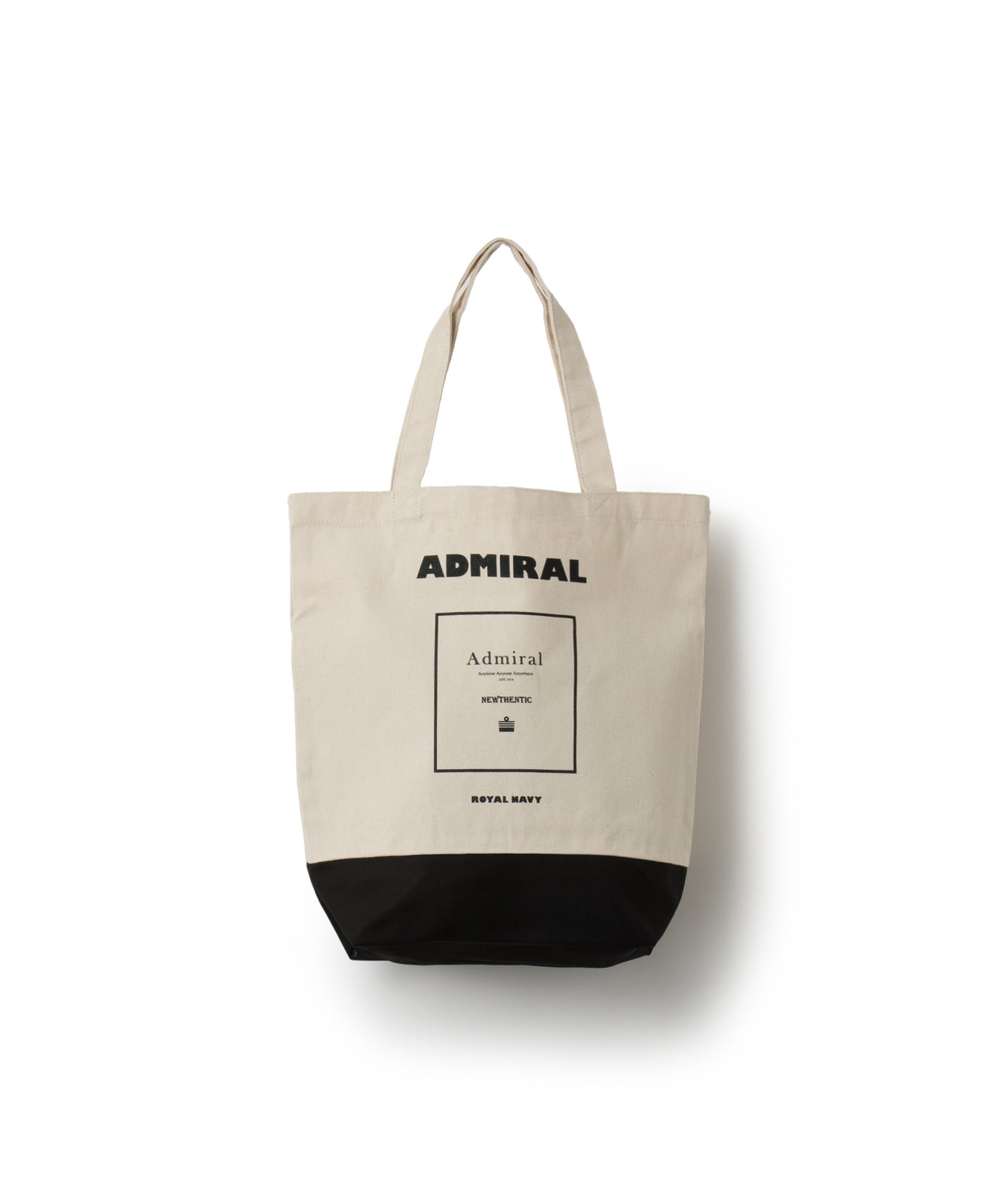 【新品未使用】　Admiral アドミラル　キャンバス トートバッグ ベージュ Two-tone Tote bag ANMZ501 – ADMIRAL