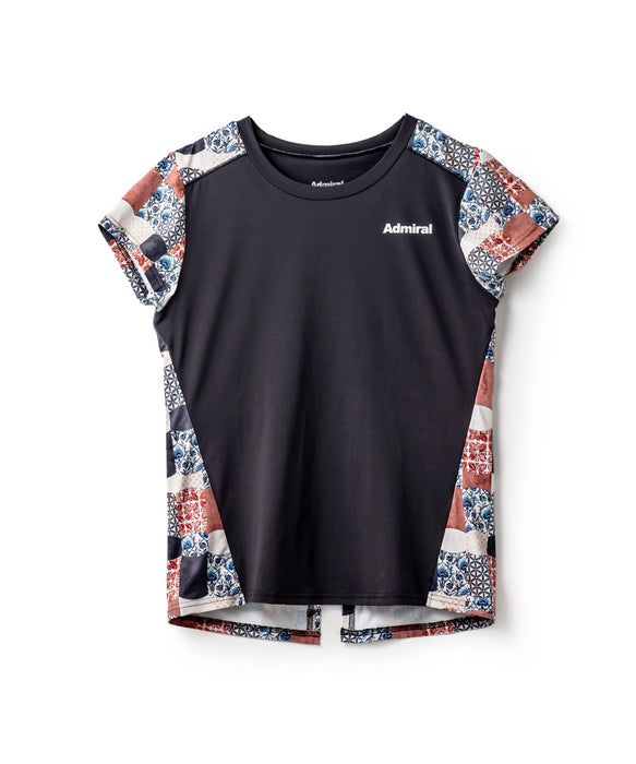 Back slit graphic TEE ATLA431