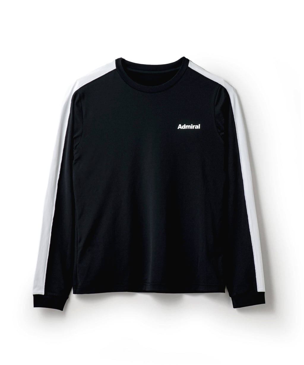 アドミラル ミニマムサイドラインL/S TEE チャコール(ATLA438) 【公式