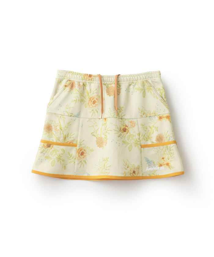 Lined Hem Flower Skort ATLA515