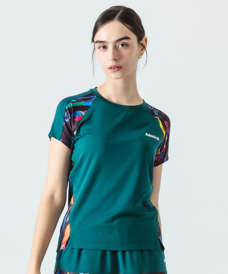 ラグランスリーブグラフィックTEE ATLA533