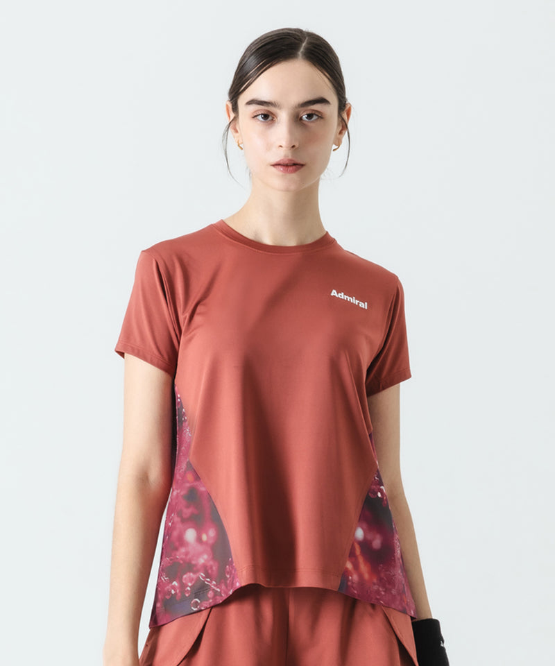 バックタックフレアグラフィックTEE ATLA534
