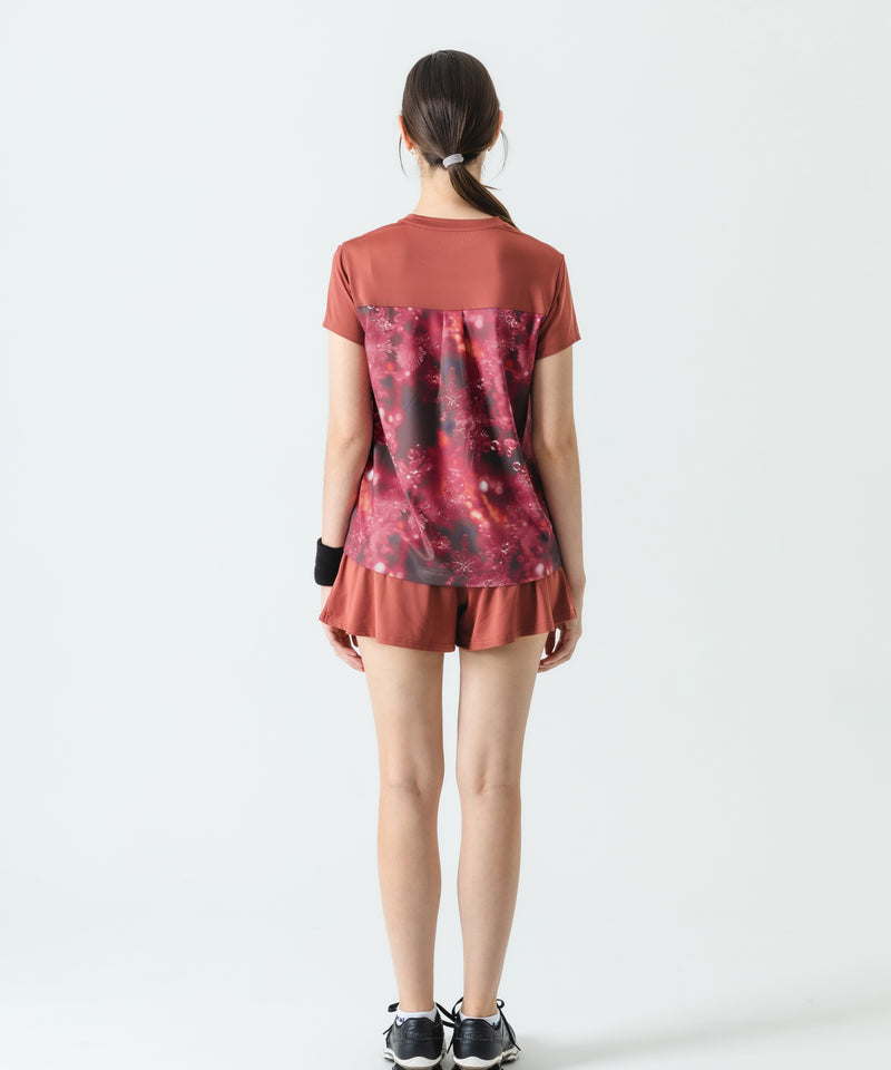 バックタックフレアグラフィックTEE ATLA534