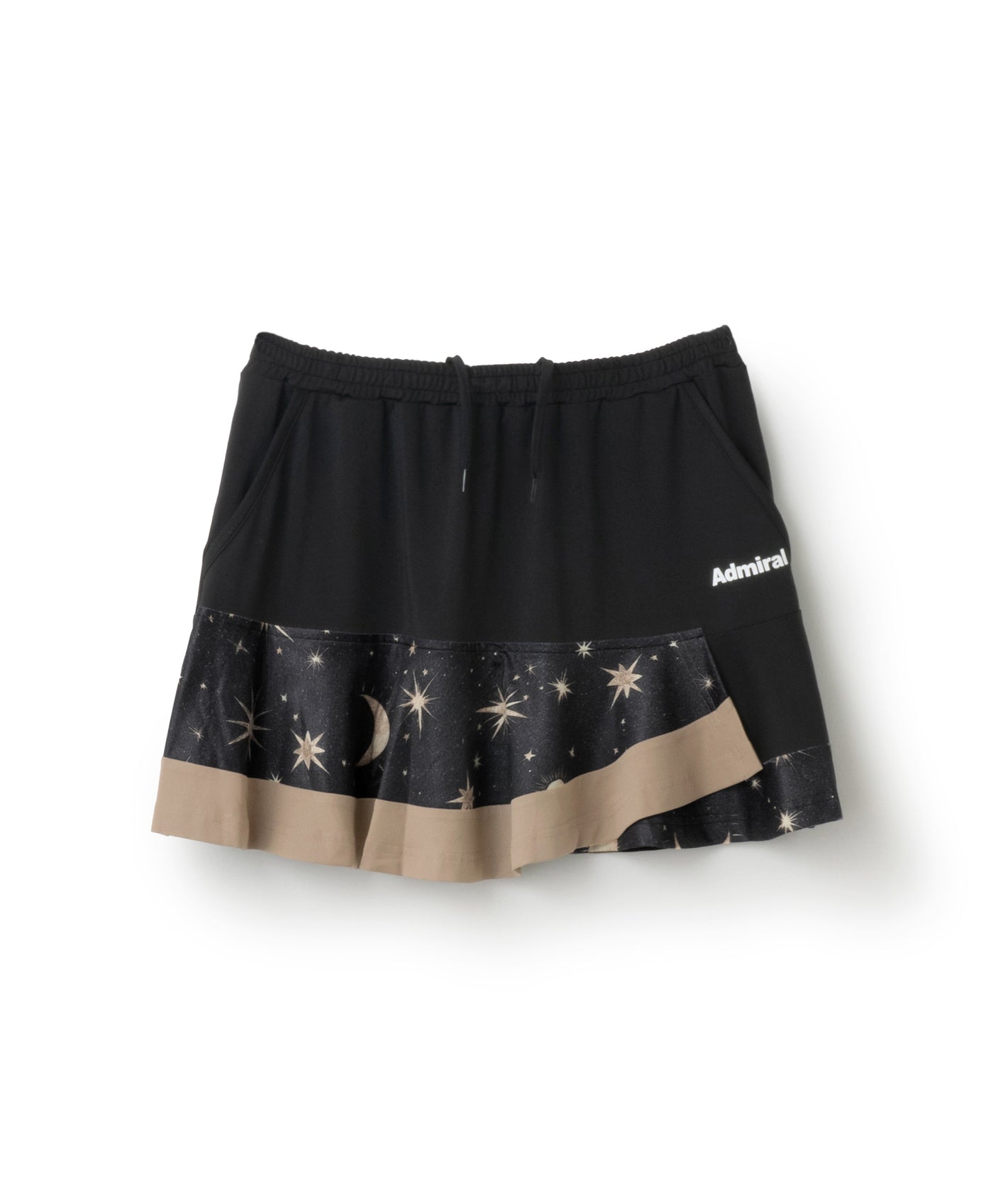Admiral 黒 アシンメトリースコート　S Admiral 黒 アシンメトリースコート S