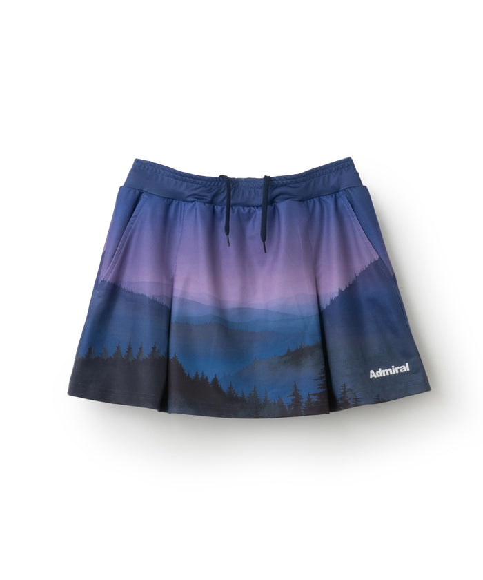 Landscape Tuck Pleated Skirt ATLA540