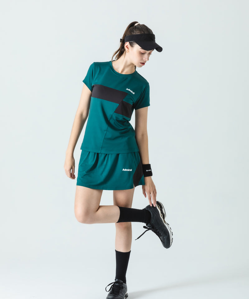 バイカラーラインフレアスコート ATLA542