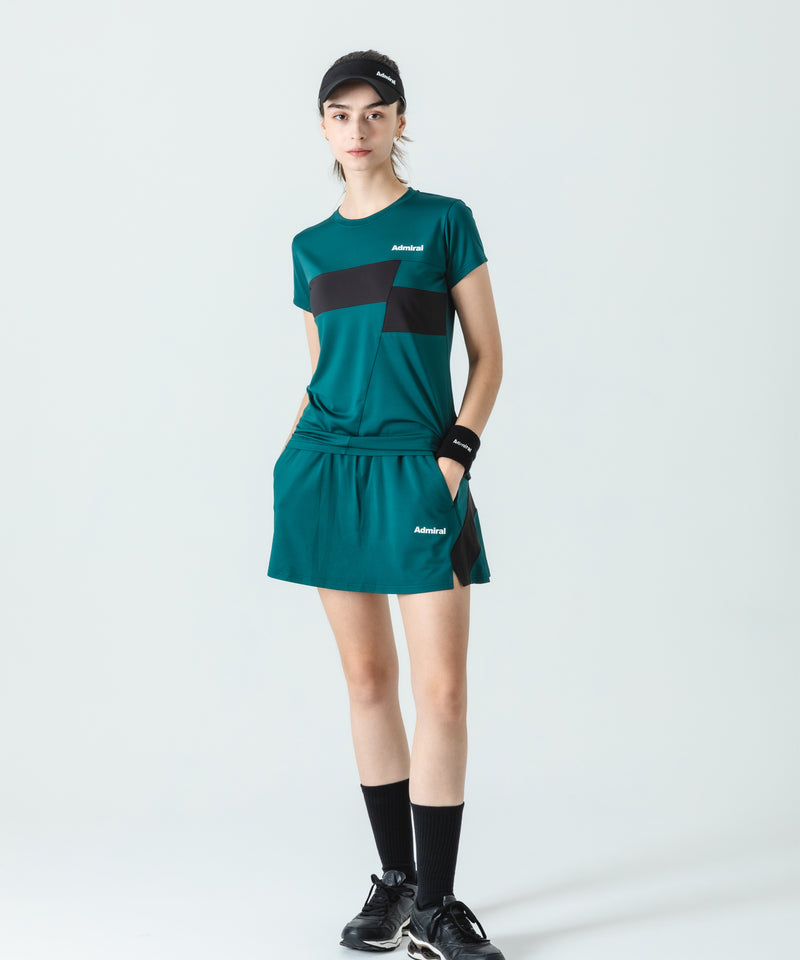 バイカラーラインフレアスコート ATLA542