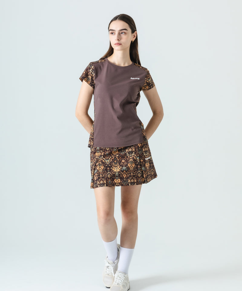 バックレイヤードスリットダマスクTEE ATLA549