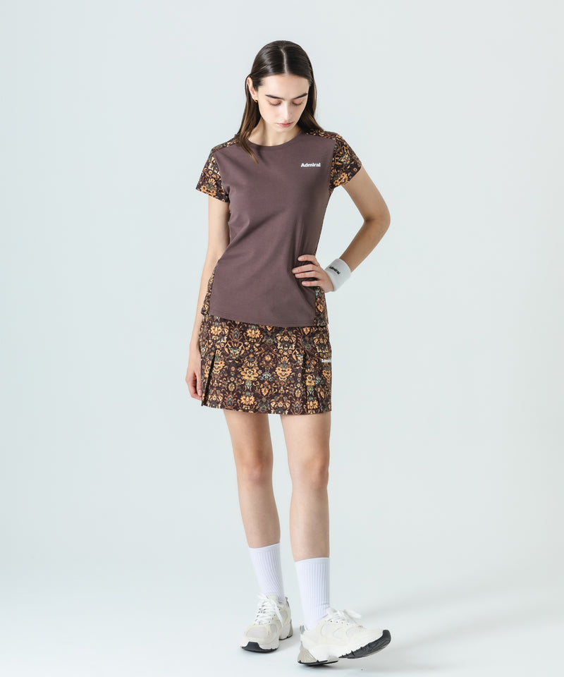 バックレイヤードスリットダマスクTEE ATLA549
