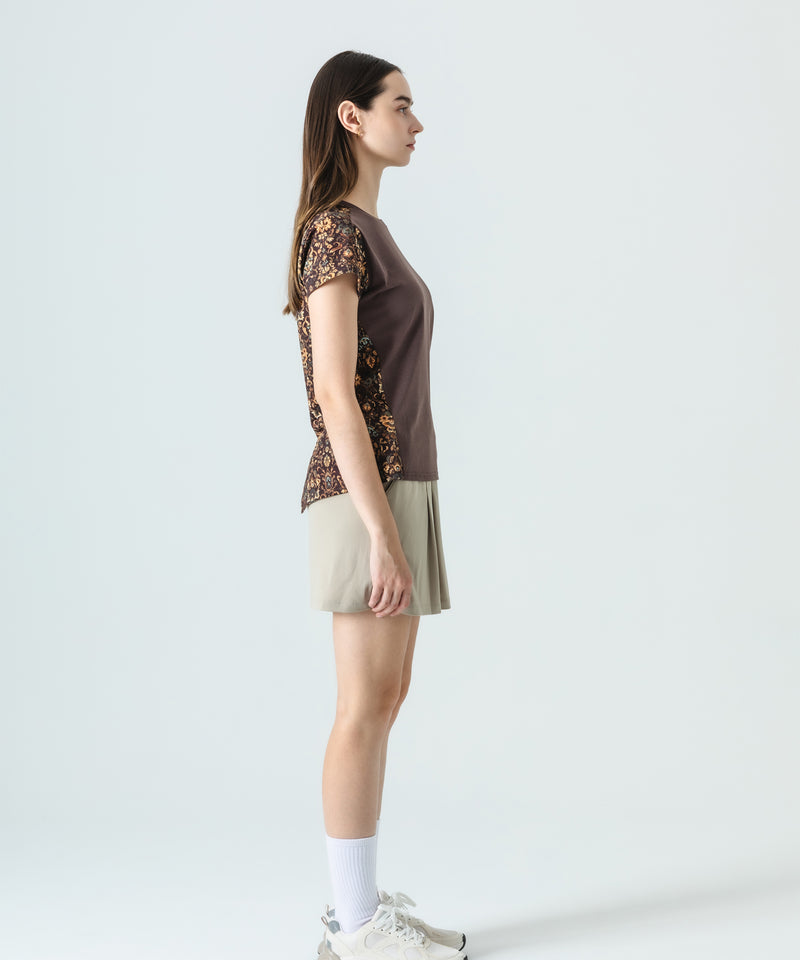 バックレイヤードスリットダマスクTEE ATLA549