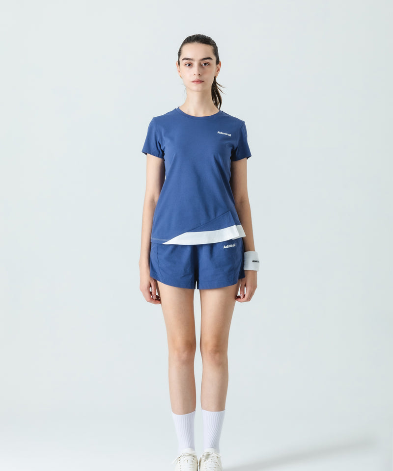 バイカラーアシメタックヘムTEE ATLA554