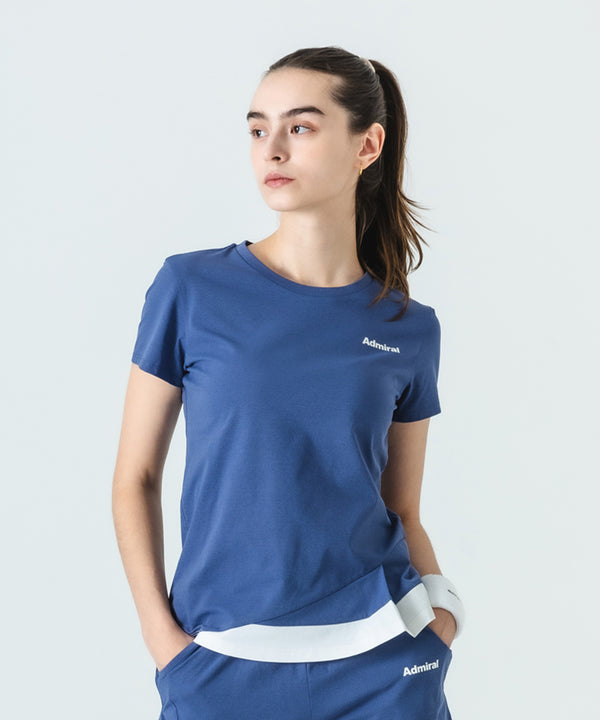 バイカラーアシメタックヘムTEE ATLA554