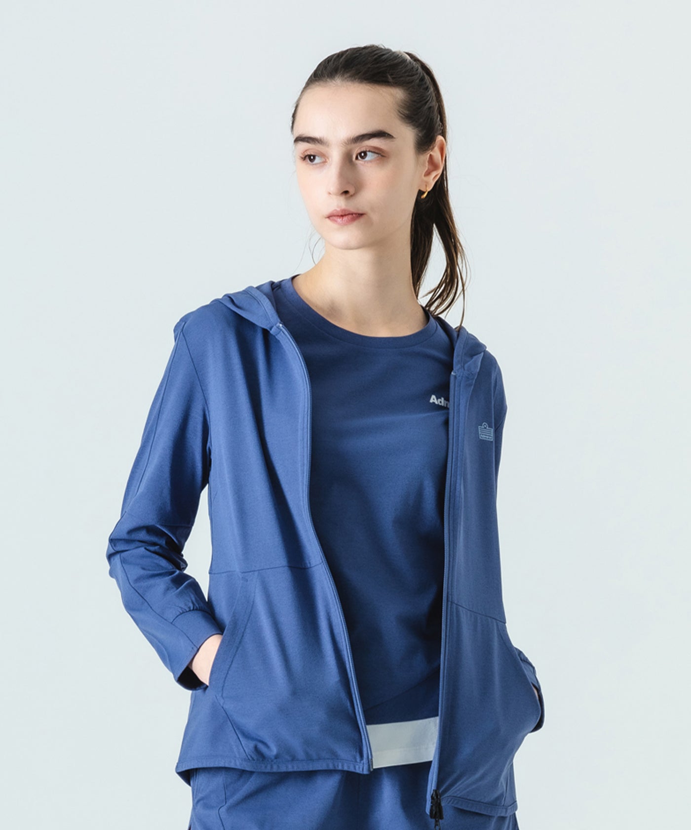 ADMIRAL ATHLETIC カットソージップフーディパーカー カットソージップフーディパーカー ATLA561 – ADMIRAL