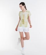 Pintuck Graphic TEE ATLA601