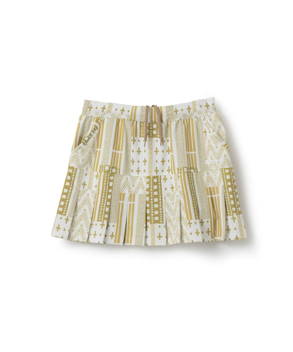 Graphic Pleated Skirt ATLA604