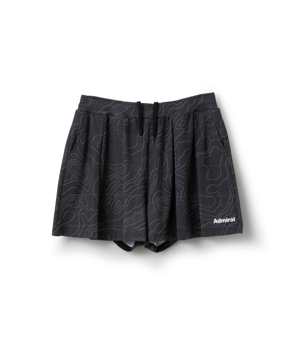 Tuck flare graphic culottes ATLA606