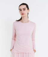 Side Slit Hem Long Sleeve Tee ATLA611