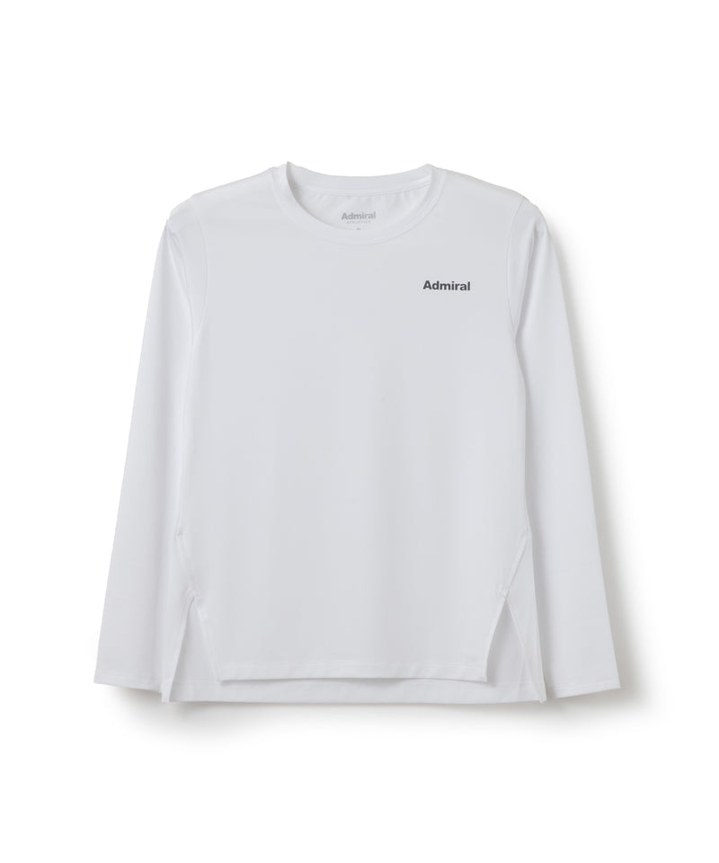 M 26SS ATLA611 TEE サイドスリットヘムL/S アドミラル 白 ADMIRAL – ATLA611 TEE サイドスリットヘムL/S ウェア