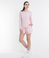 Side Slit Hem Long Sleeve Tee ATLA611