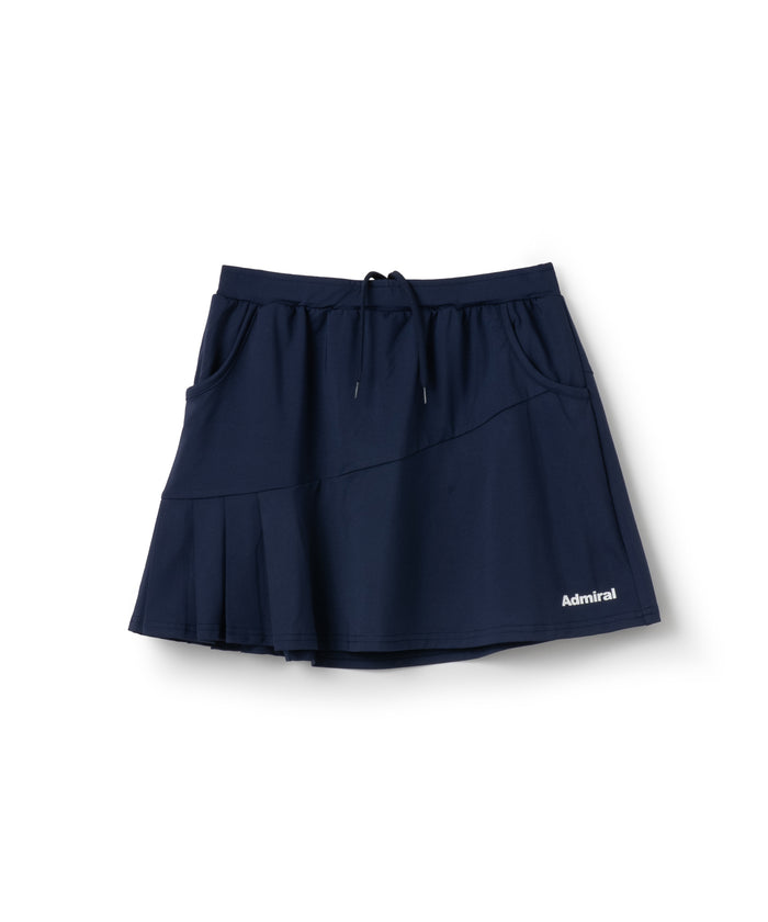 Asymmetrical Tack Pleated Skirt ATLA612