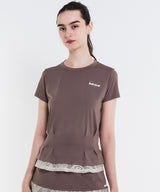 Lace Hem Tuck Flare TEE ATLA615
