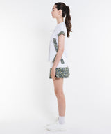 Flower Print Side Slit TEE ATLA619