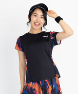 Back Layered Slit Graphic TEE ATLA639