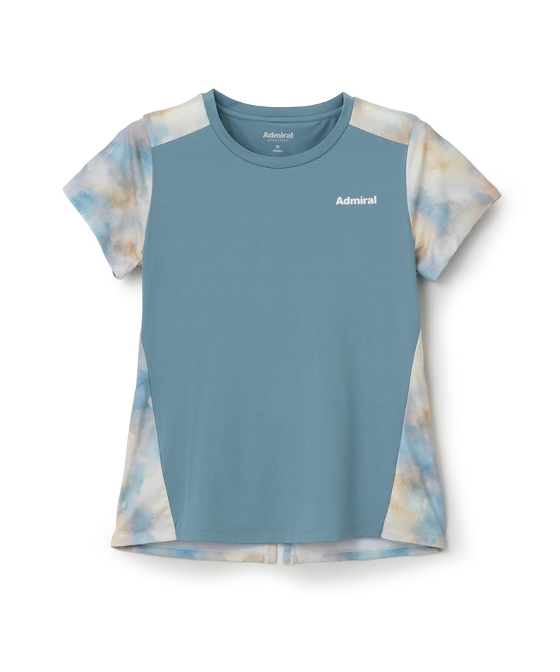 バックレイヤードスリットグラフィックTEE ATLA639 – ADMIRAL